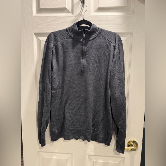 Smartwool Men’s Merino Wool 1/4 Zip Pullover Sweater Gray Size XL - Picture 2 of 11